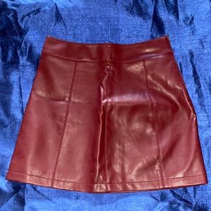Forever 21 burgundy skirt